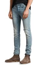 Men's Allsaints Index Cigarette Skinny Fit Jeans - Blue