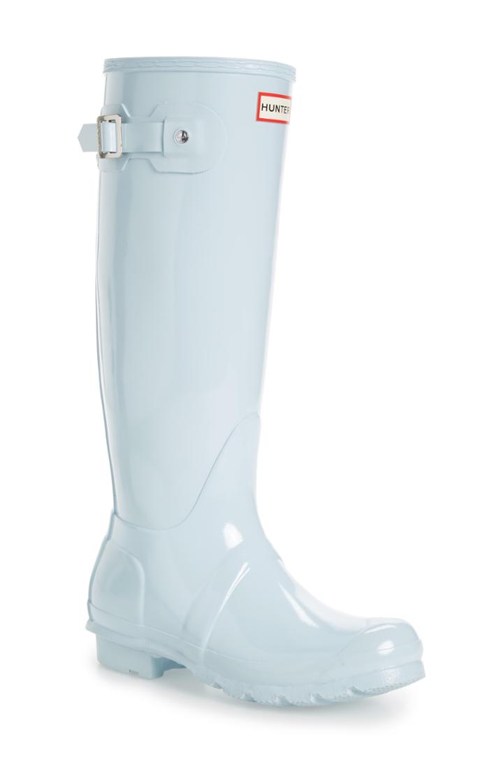 Women's Hunter Original High Gloss Waterproof Boot M - Blue
