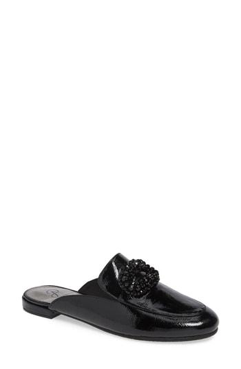 Women's Adrianna Papell Becky Embellished Mule .5 M - Black