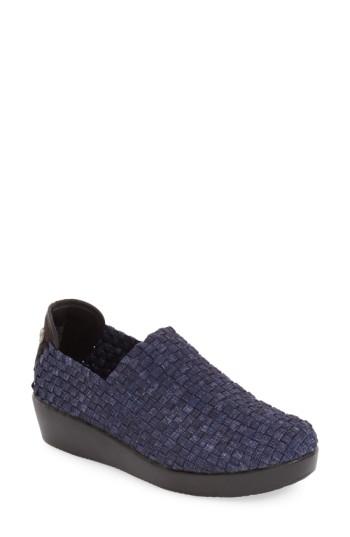 Women's Bernie Mev. 'cha Cha' Wedge Slip-on Us / 40eu - Blue