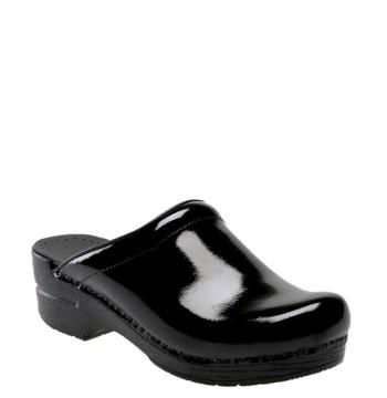 Women's Dansko 'sonja' Patent Leather Clog .5-8us / 38eu M - Black