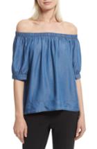 Women's Kate Spade New York Off The Shoulder Chambray Top