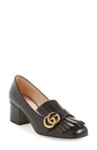 Women's Gucci Gg Marmont Pump Us / 37eu - Black