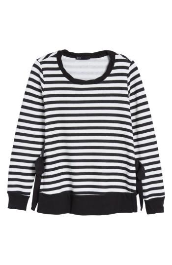 Women's Gibson Side Tie Sweatshirt - Black