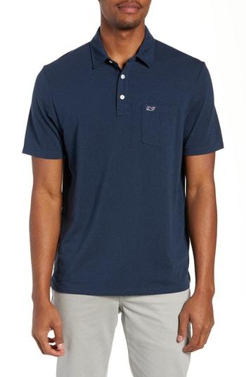 Men's Vineyard Vines Edgartown Polo Shirt - Blue