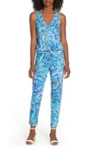Women's Lilly Pulitzer Paulina Jumpsuit, Size - Blue