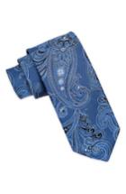 Men's Ike Behar Paisley Silk Tie, Size - Blue
