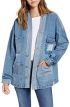 Women's Elizabeth And James Carver Genuine Shearling Coat