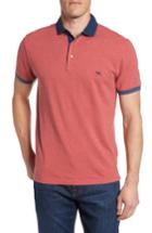 Men's Rodd & Gunn West Dome Contrast Trim Polo, Size - Red
