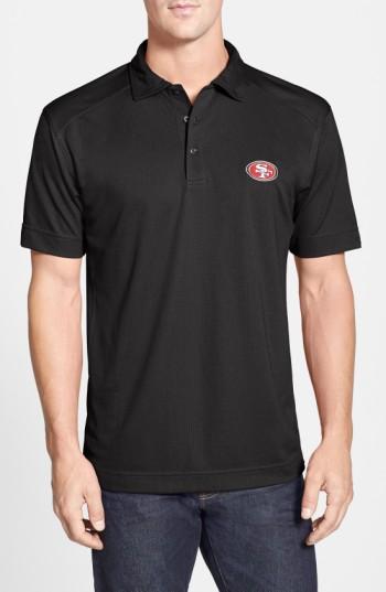 Men's Cutter & Buck San Francisco 49ers - Genre Drytec Moisture Wicking Polo