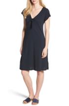 Women's Velvet By Graham & Spencer Tie Front Knit Dress - Blue