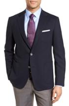 Men's Samuelsohn Classic Fit Stretch Wool Travel Blazer S - Blue