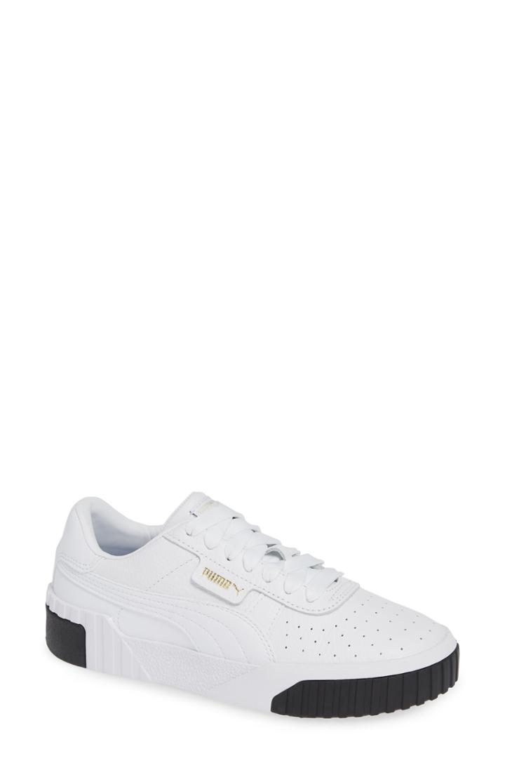 Women's Puma Cali Sneaker .5 M - White