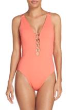 Women's La Blanca Vision Quest One-piece Swimsuit - Coral