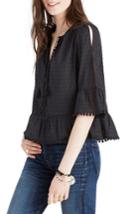 Women's Madewell Peekaboo Pompom Top