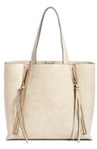 Chelsea28 Leigh Faux Leather Tote & Zip Pouch - Grey