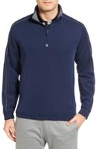 Men's Bobby Jones Tech Quarter Zip Pullover, Size - Blue