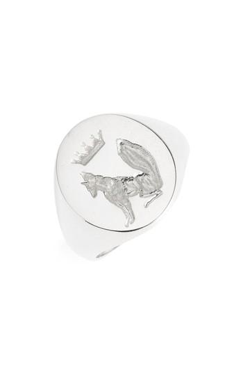 Women's Iconery Stone Fox Signet Ring