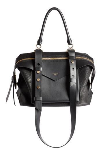 Givenchy Medium Sway Leather Satchel - Black
