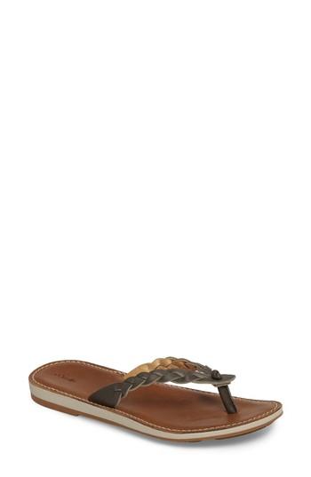 Women's Olukai Kahiko Flip-flop M - Grey