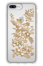 Speck Floral Iphone 6 /6s Plus/7 Plus/8 Plus Case - Metallic