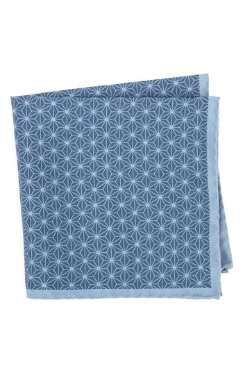 Men's Ted Baker London Starburst Geometric Silk Pocket Square