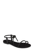 Women's Jeffrey Campbell Aster Tie Sandal M - Black