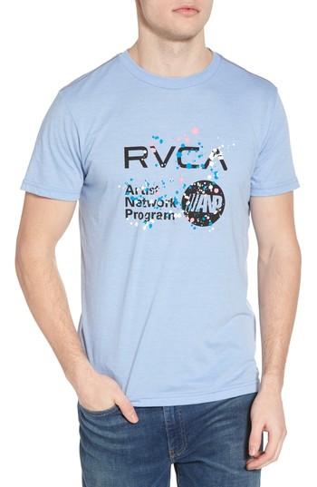 Men's Rvca Dmote Anp T-shirt - Blue