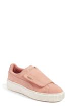 Women's Puma Basket Platform Sneaker .5 M - Brown