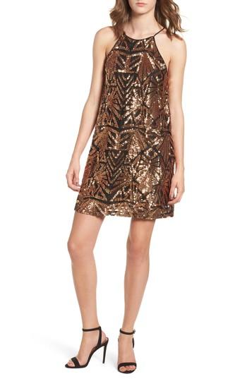 Women's Everly Sequined High Neck Dress