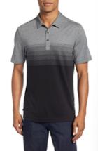Men's Travis Mathew Smoothie Machine Short Sleeve Fit Polo Shirt, Size Medium - Black