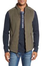 Men's True Grit Bonded Fleece Zip Front Vest - Green