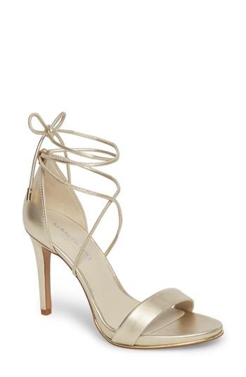 Women's Kenneth Cole New York Berry Wraparound Sandal .5 M - Metallic
