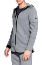 Men's Under Armour Unstoppable/move Zip Hooded Jacket - Grey