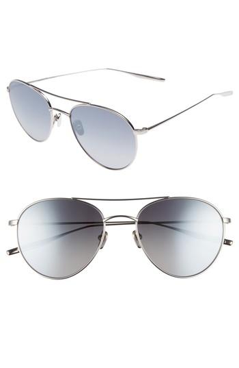 Women's Salt 54mm Polarized Round Sunglasses - Traditional Silver