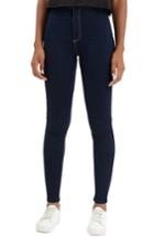 Women's Topshop Moto 'joni' Super Skinny Jeans X 32 - Blue