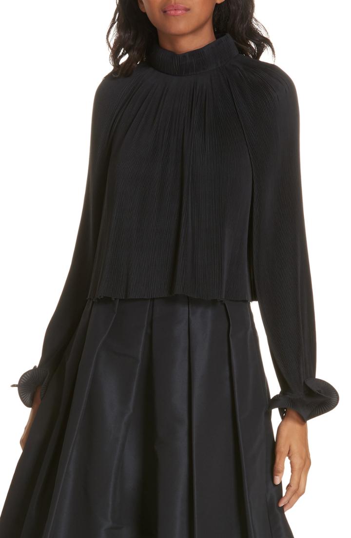 Women's Liverpool Release Pleat Tunic Shirt - Blue