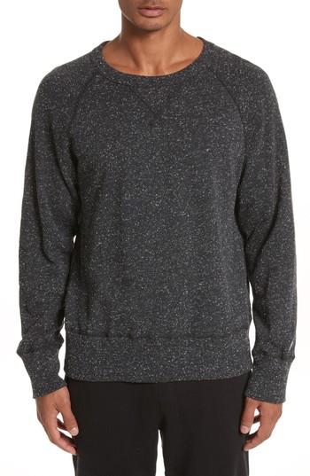Men's Todd Snyder + Champion Heathered Crewneck Sweatshirt - Black