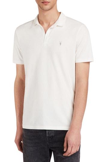 Men's Allsaints Ossage Slim Fit Polo - White