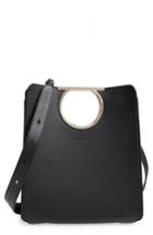 Salvatore Ferragamo Gancio Leather Tote - Black