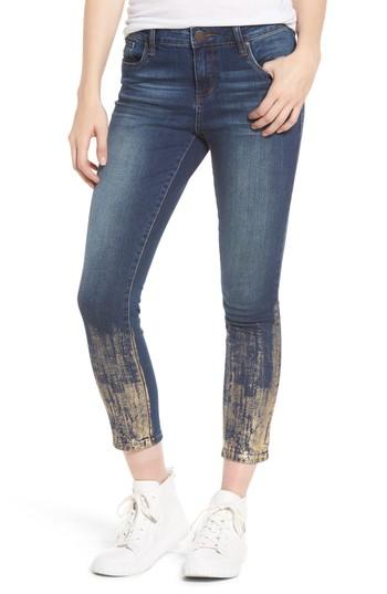 Women's Sts Blue Piper Foil Crop Skinny Jeans