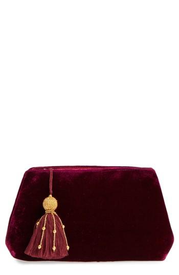 Shiraleah Larissa Velvet Zip Pouch -