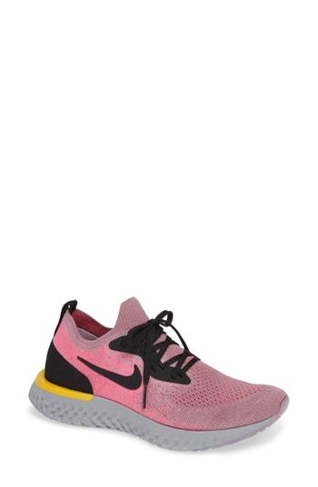 Women's Nike Epic React Flyknit Running Shoe .5 M - Purple