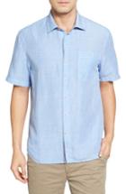 Men's Tommy Bahama Sand Linen Check Sport Shirt