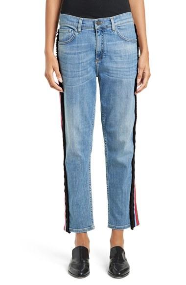 Women's Victoria, Victoria Beckham Neat Boy Jeans Mg Military