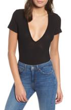 Women's Lira Clothing Skylar Plunge Bodysuit - Black