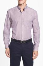 Men's Cutter & Buck 'epic Easy Care' Classic Fit Wrinkle Resistant Stripe Sport Shirt
