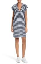 Women's Atm Anthony Thomas Melillo Extended Shoulder Pique Dress - Blue