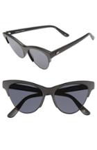 Women's Le Specs 'kin Ink' 55mm Sunglasses - Matte Black