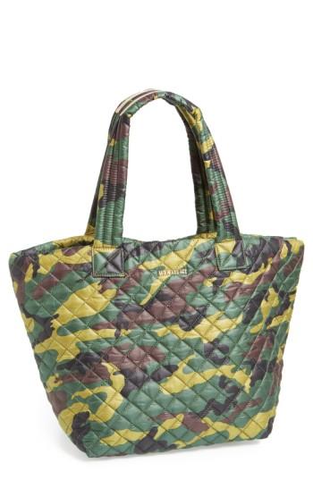 Mz Wallace 'medium Metro - Camo' Quilted Oxford Nylon Tote -